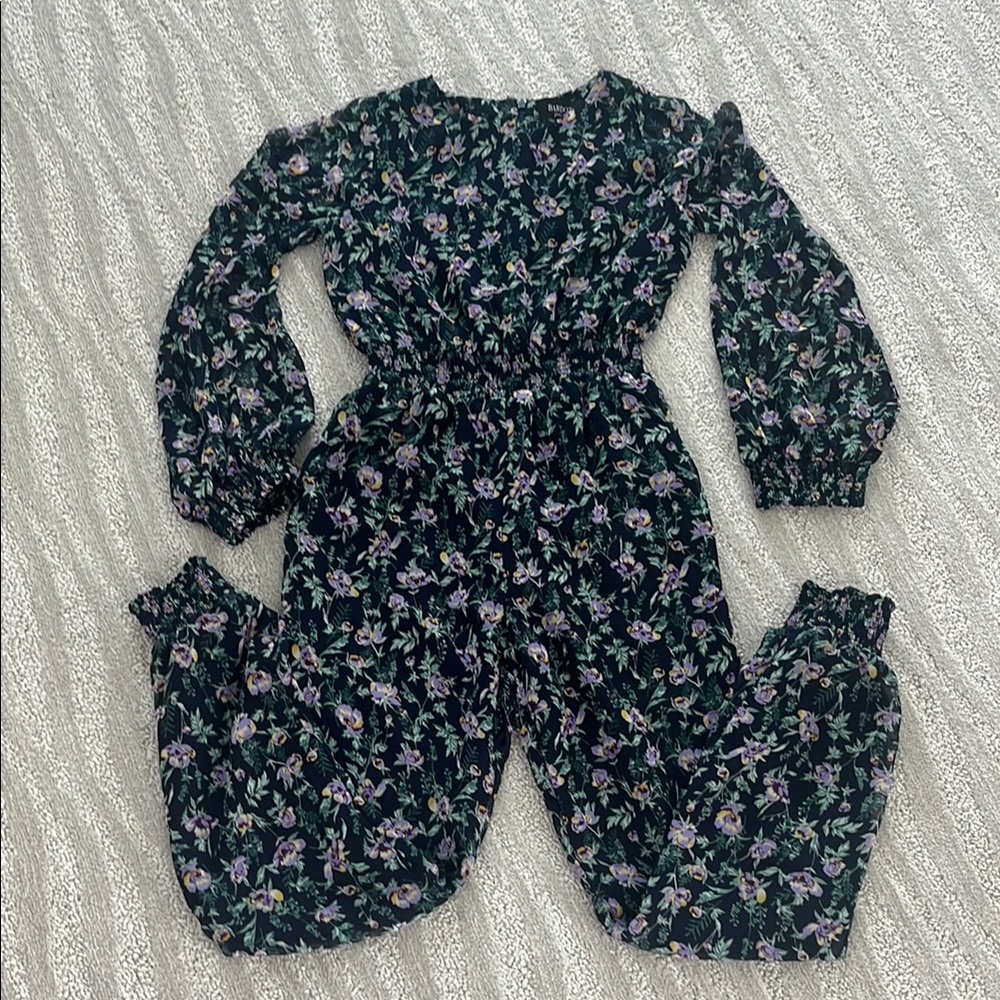 Floral Long Sleeve Jumpsuit